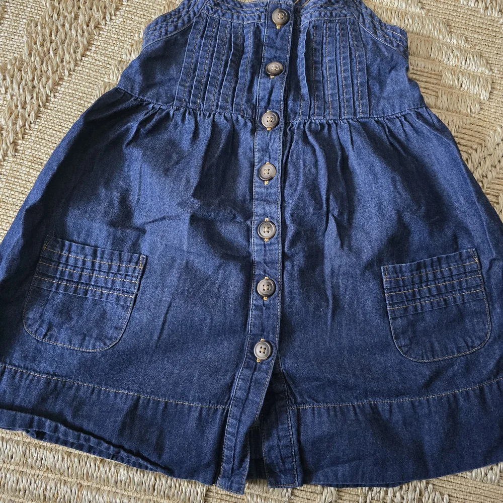 GAP Dark Blue Denim Button-Front Shorts
